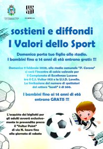 Sostieni e diffondi i valori dello sport