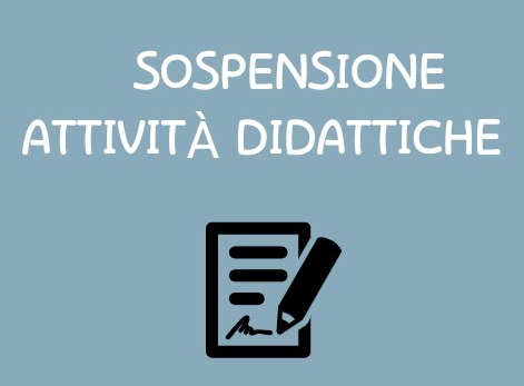 sospensione attività didattiche