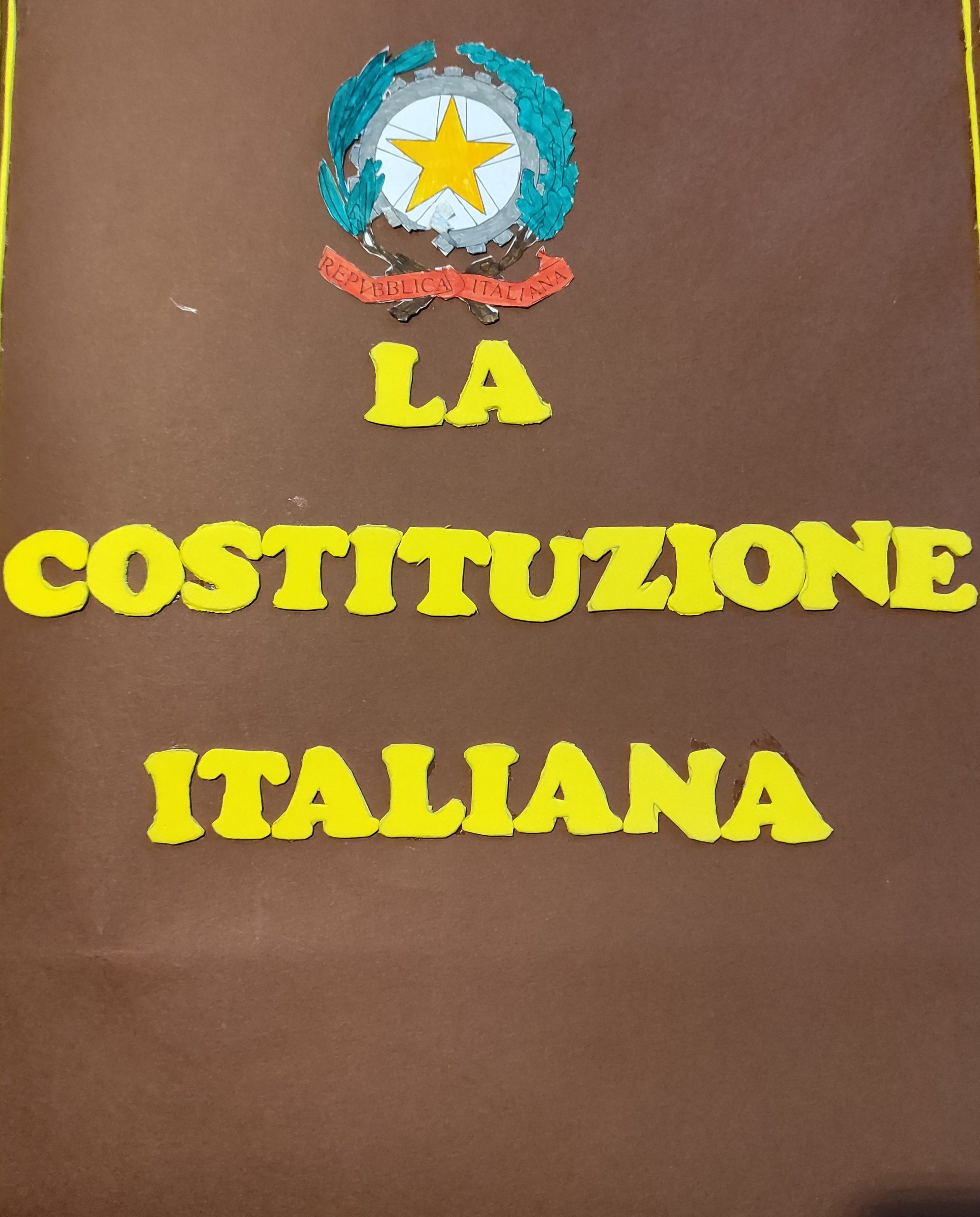 Copertina Lapbook La Costituzione