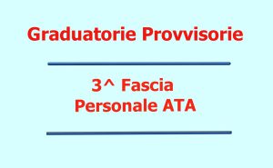 Graduatorie provvisorie personale ATA