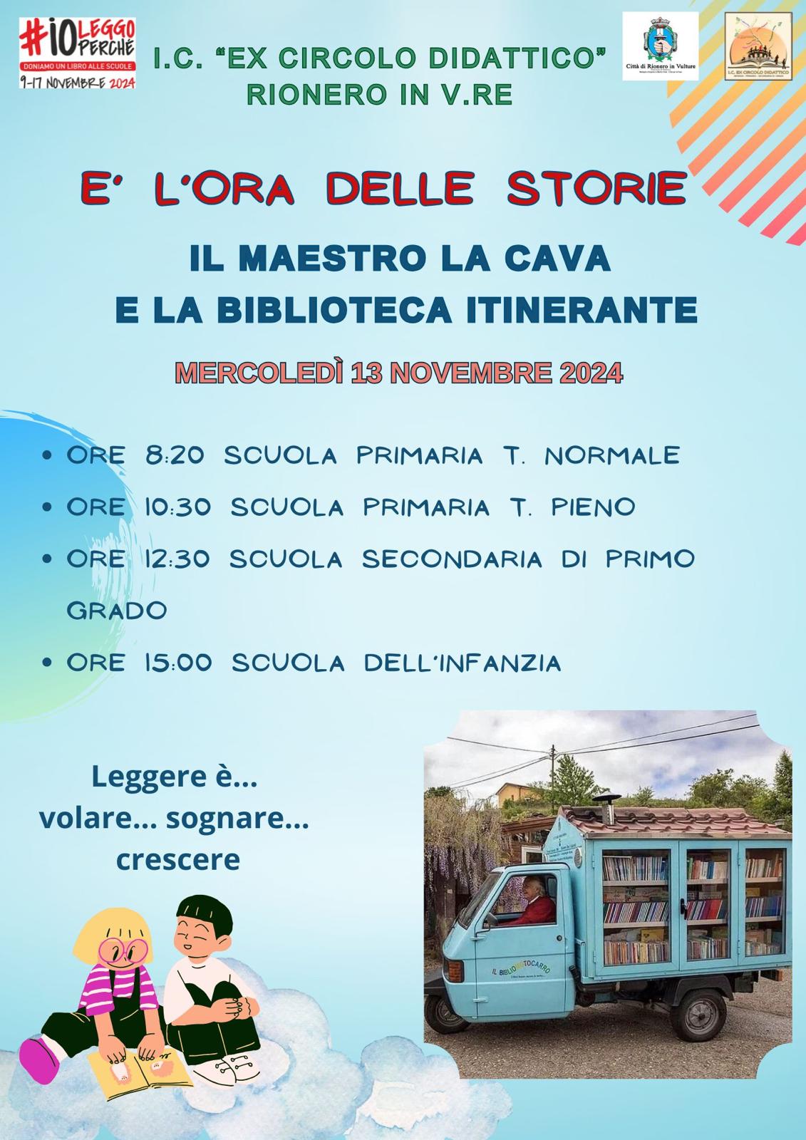 locandina Evento - E' l'ora delle storie