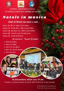 Locandina Natale in Musica - Scuola Secondaria